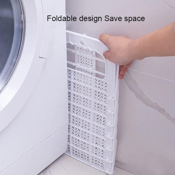 Wall Hanging Laundry Basket Clothes Hanger Dirty Hamper Clothes Storage Hook - Image 5