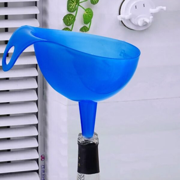 Plastic Funnel For Pouring Oil, Sauce, Water, Juice Cooking Oil, Powder, Small - Image 5