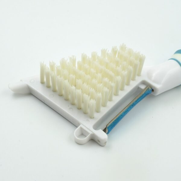 Multipurpose Peeler Brush ? Stainless Steel Peeler with Cleaning Brush (1 Pc) - Image 3