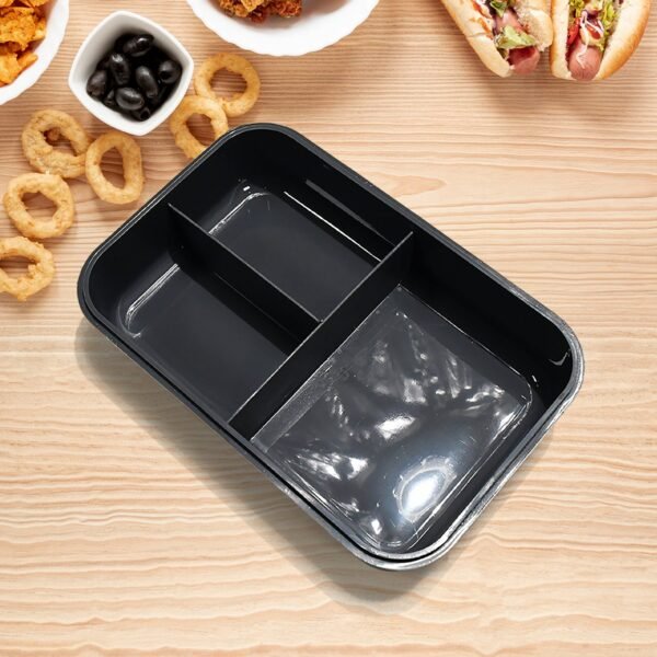 Lunch Box Flex Lock Plastic Liner Lunch Container, Portable Tableware Set for - Image 5