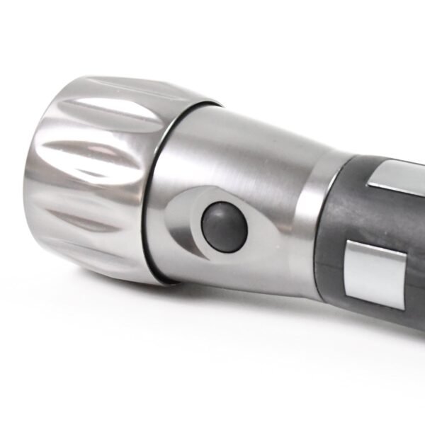 Aluminium Led/Xenon rubber grip Handtourch (3*1.5V AAA batteries / Not Included) - Image 5