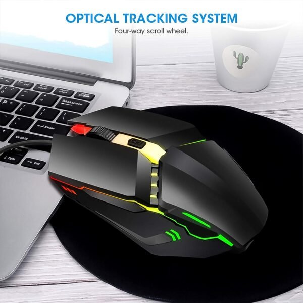 USB Wired Mouse, Ergonomic Design Gaming Mouse (1 Pc) - Image 5