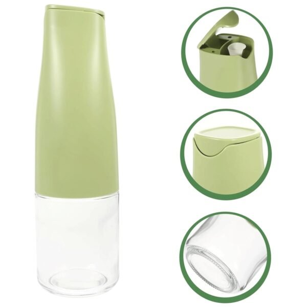 Oil Dispenser, 500ml Cooking Oil Dispensing Cruets, Oil Bottle with Automatic - Image 3