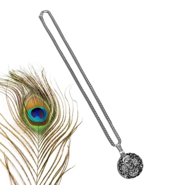 Hanuman Locket With Chain, Pendant Necklace Chain (1 Pc) - Image 9