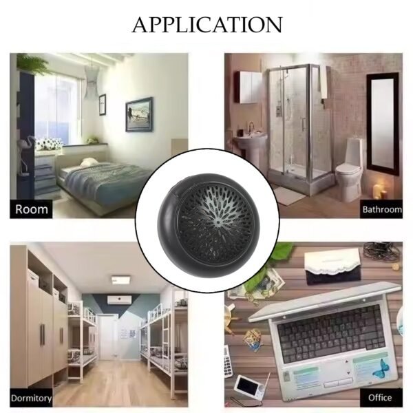 Room Heater for Home, Office, Camper LED Screen Portable Wall Heater (900W / 1 - Image 4