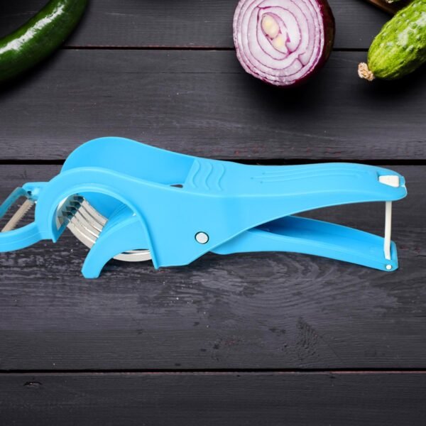 2 in 1 Vegetable &  Fruit Multi Cutter 5 Blade Vegetable Cutter with Peeler (1 - Image 4