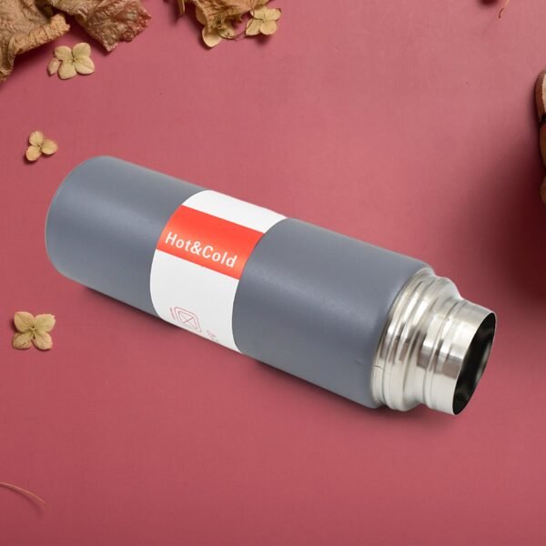 Stainless Steel Vacuum Insulated Water Bottle With Coffee / Tea Mug (500 ML) - Image 3