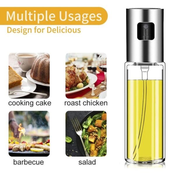 Oil Sprayer Dispenser Glass Bottle for Cooking & Multi-Use - Image 4