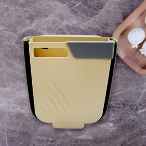 Foldable Hanging Trash Can ? Space-Saving Waste Bin for Kitchen, Bathroom & Car