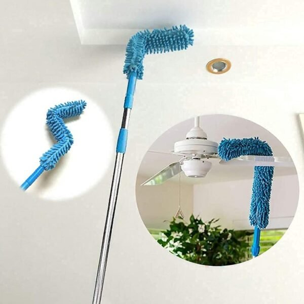 Adjustable Long Handle Microfiber Dust Brush ? Foldable Ceiling & Appliance - Image 5