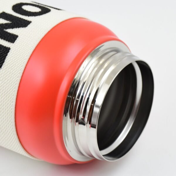 Stainless Steel Mug / Bottle Vacuum Insulated Cup With Handle & Rubber Grip - Image 3