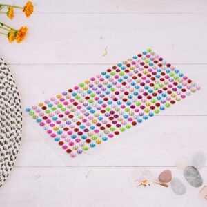 Self Adhesive Multi Size Shaped Shining Stones Crystals Stickers For Art &