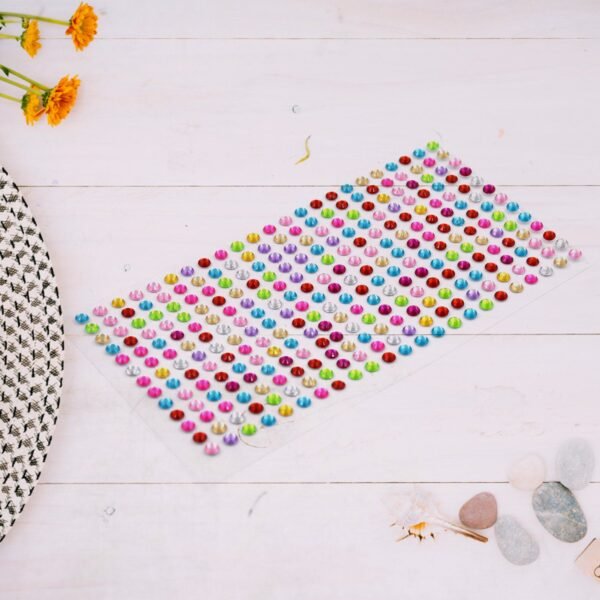 Self Adhesive Multi Size Shaped Shining Stones Crystals Stickers For Art &