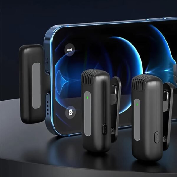 Wireless Microphones, Collar Mic for All Smart Phone / Type-C  (1 Set) - Image 4