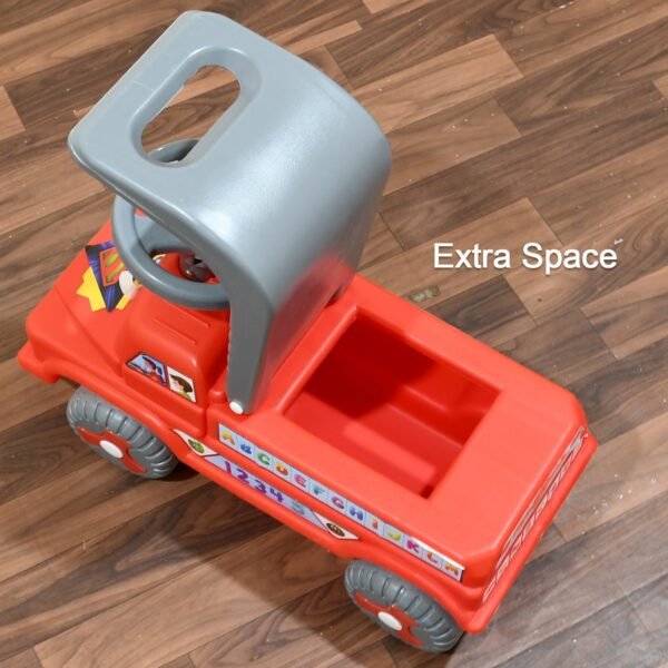 Kids Baby Ride-On Push Car with Musical Horn & Backrest ? Perfect Toy for - Image 5