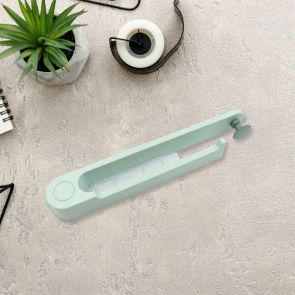 Modern Wall Rack: Round Hook Towel Holder (Durable Plastic, 1 Pc) - Image 5