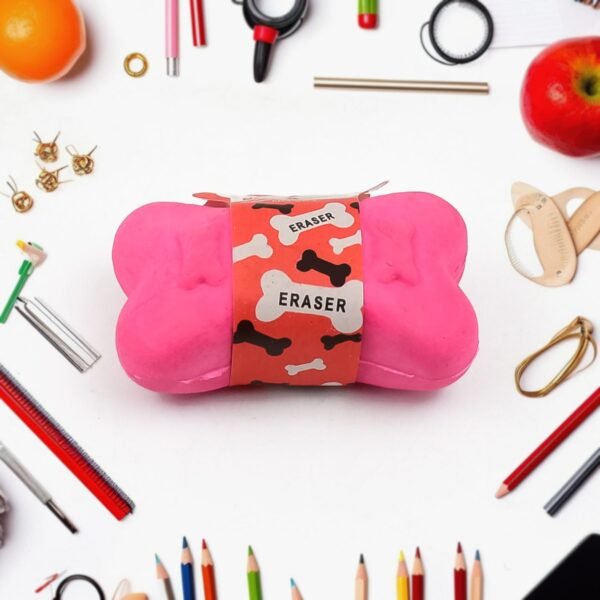 Bone Erasers Cartoon Eraser (1 Pc / Mix Colour) - Image 4