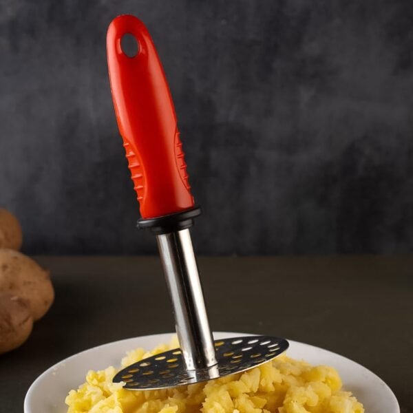 High Grade Stainless Steel Potato Masher Paubhaji / Pav Bhaji Masher with - Image 3