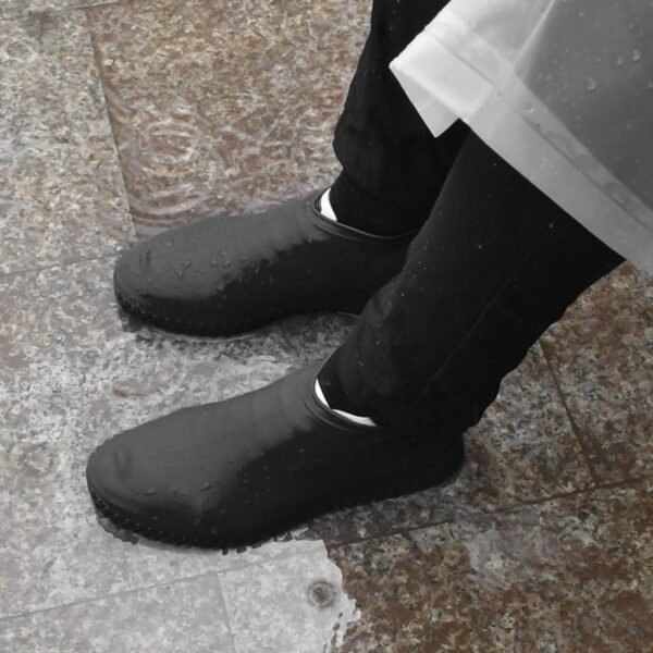 Non-Slip Silicone Reusable Waterproof Rain Shoes Covers (1 Pair / Small / Mix - Image 5