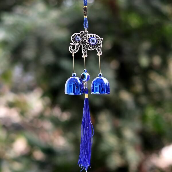 Metal Evil Eye Wind Chime Bells (Mix Design / 1 Pc) - Image 4