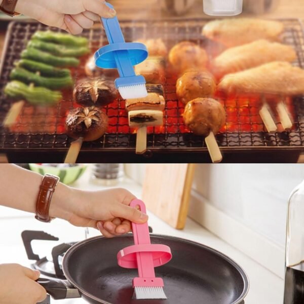Multi-Purpose Durable Plastic Spatula with Holder (Pack of 1) - Image 5