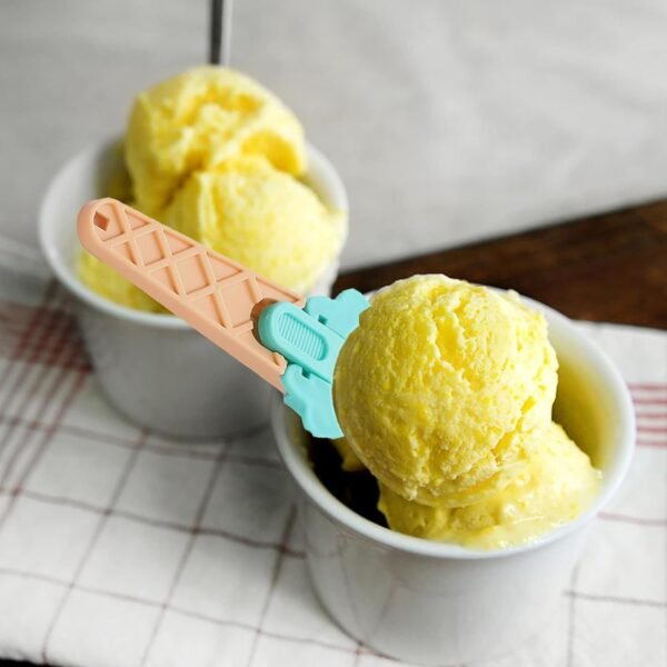 2-Piece Plastic Ice Cream & Watermelon Scooper with Trigger Dipper - Image 3