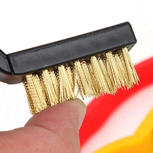 Mini Wire Brush Set - Brass, Nylon, Steel for Cleaning & Rust Removal (3 Pcs - Image 5