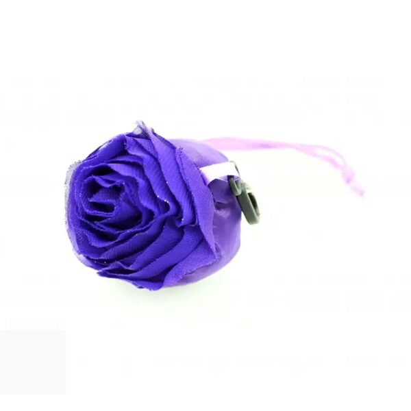 Foldable Nylon Shopping Bag (Rose Design): Reusable, Eco-Friendly (1 Pc) - Image 4