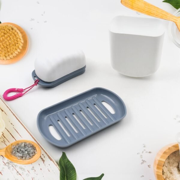 Stylish & Leak-Proof Travel Soap Box ? Secure Seal for Home, Bathroom, Hiking & - Image 3