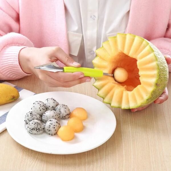 Multifunctional Fruit scooper & peeler  Garnish Kit - Image 3