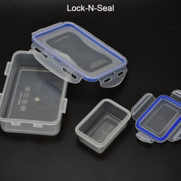 Multipurpose Air Tight 4 Side Lock Food Grade Lunch Box With Small Square - Image 5