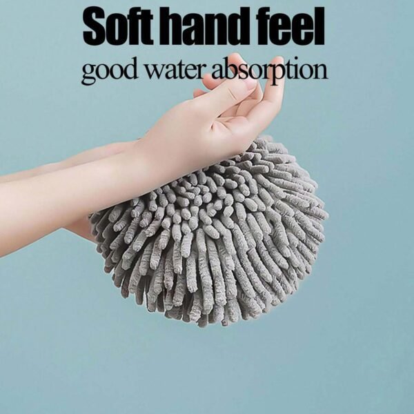 Super Soft Hanging Hand Towel (Microfiber): Ultra Absorbent, Kitchen & Bath - Image 4