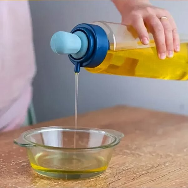 2 in 1 Transparent oilar dispenser with Silicone Oil Dropper Nozzle (1 Pc / - Image 4