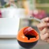 Ball Ashtray PP Plastic Windproof with Lid Indoor Outdoor Patio Car Portable Ashtray - Image 3