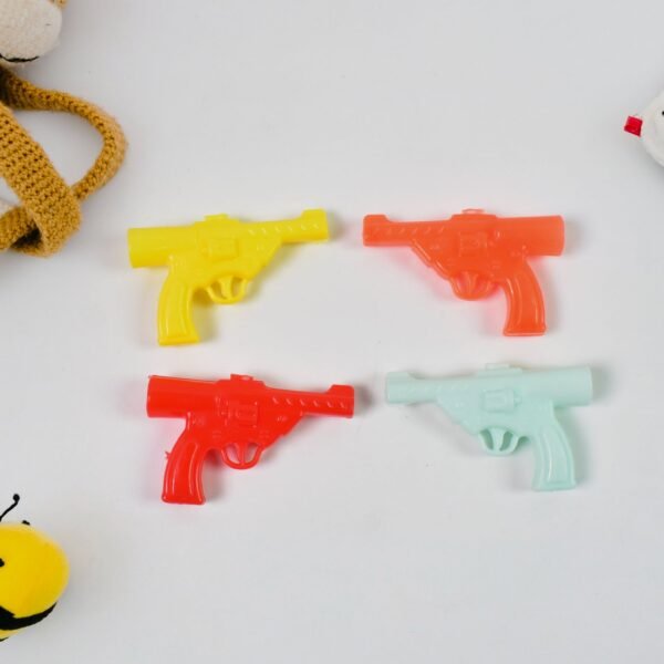 Gun Shape Pencil Top For Kids Office, Small Gun Toy (1 Pc / Mix Colour & Design) - Image 4