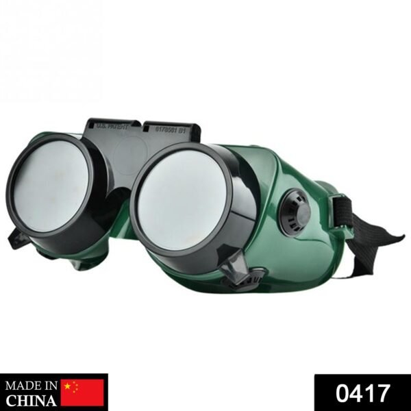Welding Goggles (Dark Green, Large) - Image 2