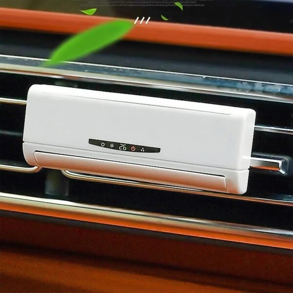 AC Design Solar-Powered Car Air Freshener: Built-in Perfume Diffuser for - Image 3