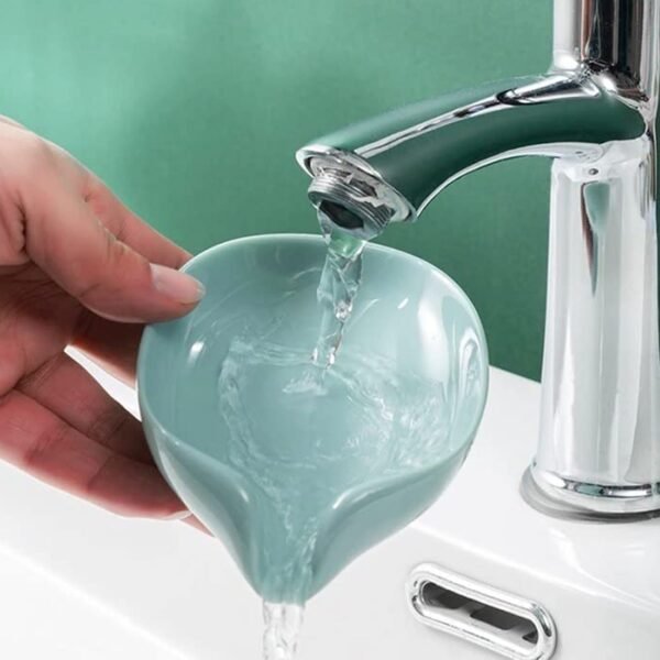Soap Holder Stand Self Draining Soap Dish Holder Soap Box (1 Pc) - Image 5