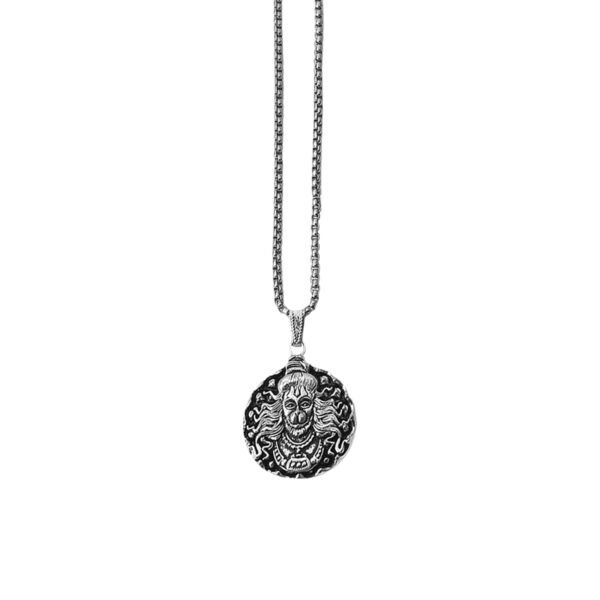 Hanuman faceLocket With Chain, Pendant Necklace Chain (1 Pc) - Image 5