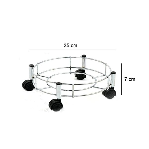 Stainless Steel Gas Cylinder Trolley - Image 5