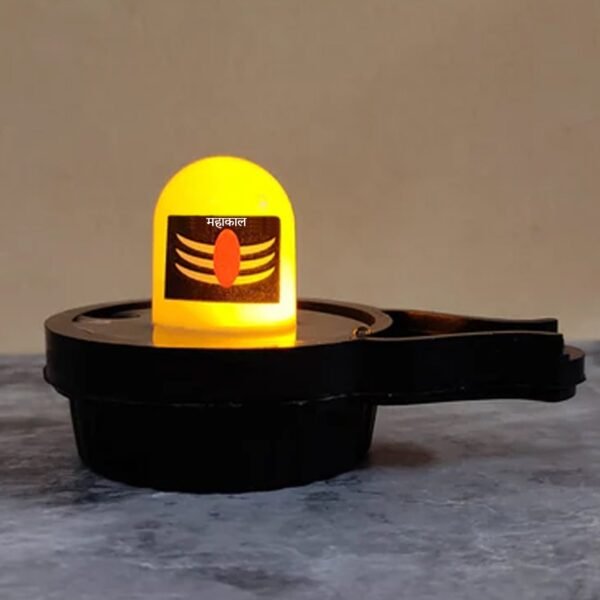 Water Sensor LED Shivling Idol for Pooja & Festivals - Image 4