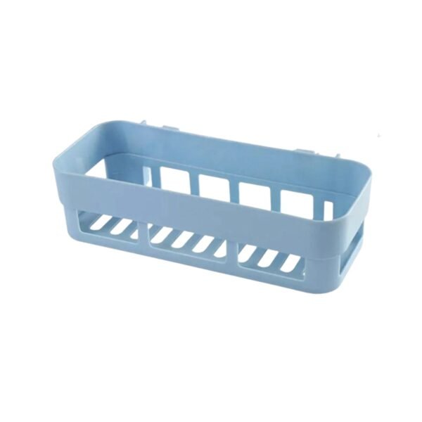 ABS Plastic Shower Corner Caddy Basket Shelf Rack with Wall Mounted Suction Cup