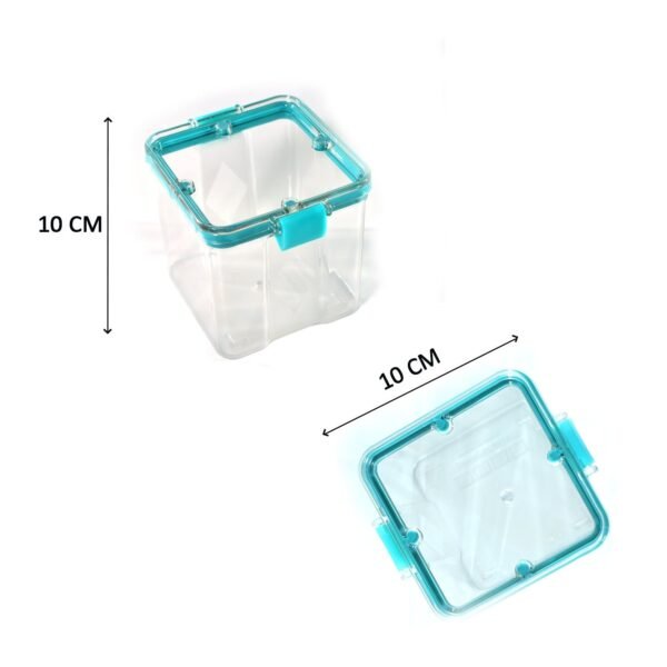 4Pc Square Container 700Ml Used For Storing Types Of Food Stuffs And Items. - Image 5