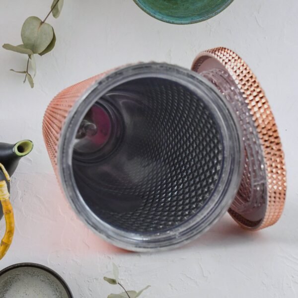 Studded Cup Tumbler Straw Lid - Plastic Double Walled Cold Cup for iced Coffee - Image 4