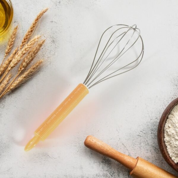 Stainless Steel Manual Whisk ? Cream, Flour & Egg Mixer (16 Cm) - Image 5