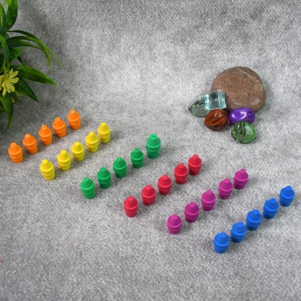 Pencil Top Eraser Rubber Erasers (1 Pc / Mix Color) - Image 4
