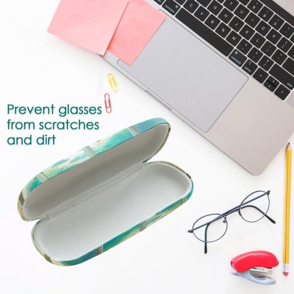 Flowers Decorative Glasses Case Eyeglasses Storage Box (1 Pc / Mix color) - Image 3