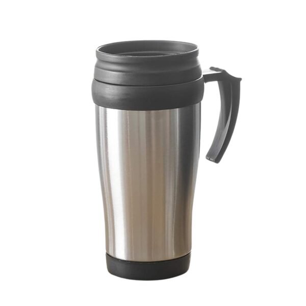 Stainless Steel Vacuum Glass Insulated Glass Coffee Cups (With Lid & Handle / 1