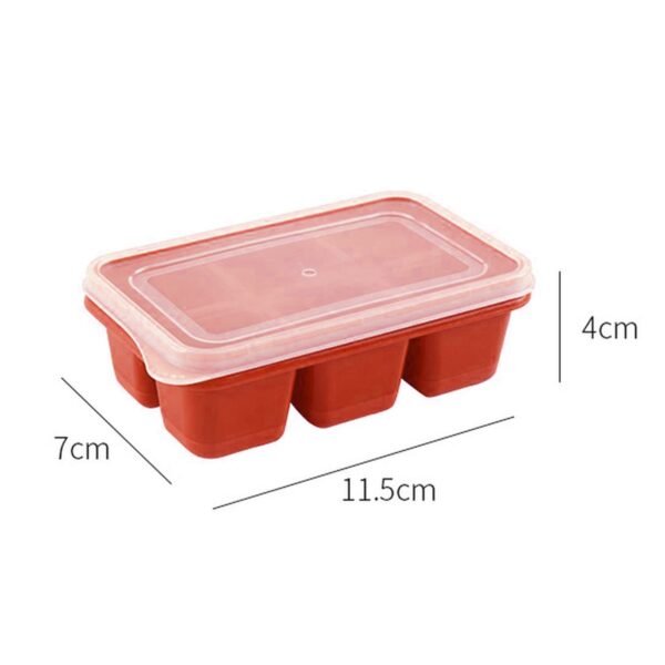 6-Cavity Silicone Ice Tray ? Ideal for Kitchen & Home Use - Image 5