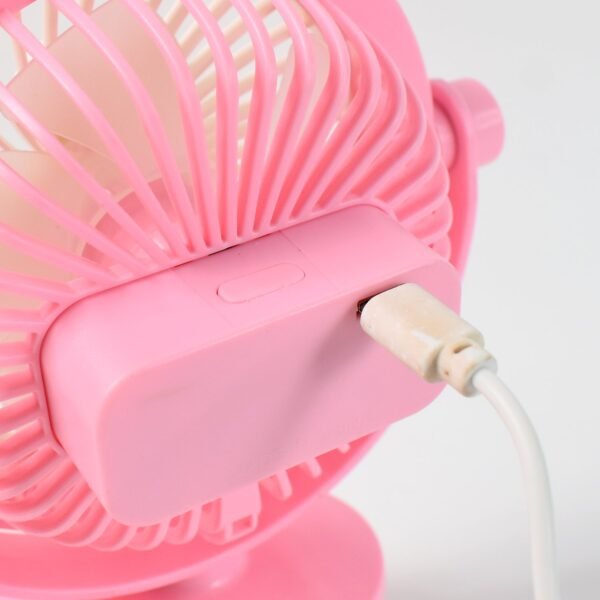 USB Portable Mini Desk Fan with Light ? Personal Table Fan for Office, School & - Image 3